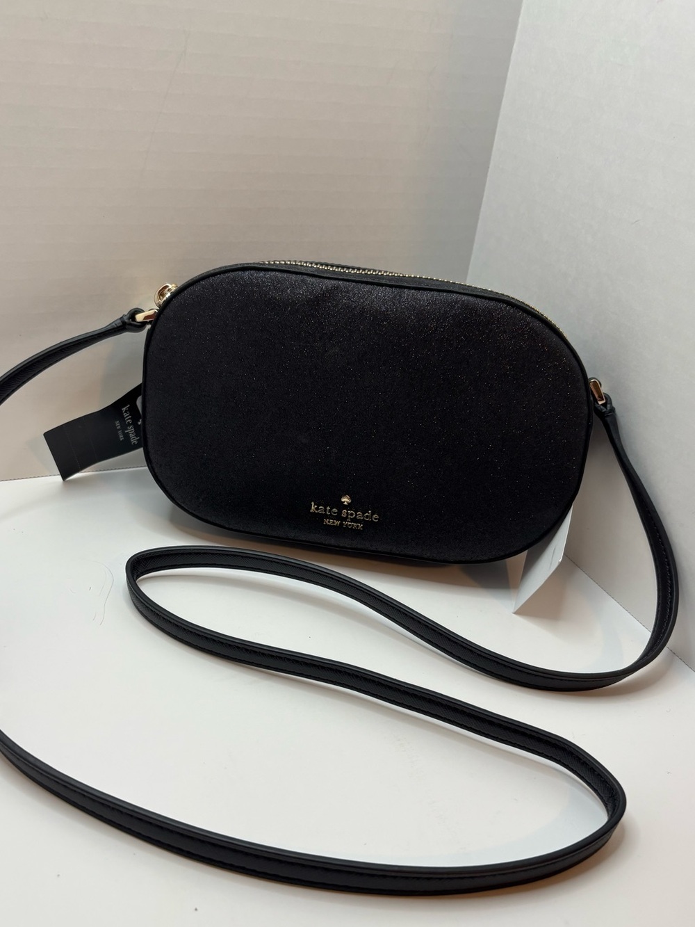 Kate Spade cute black sparkly crossbody